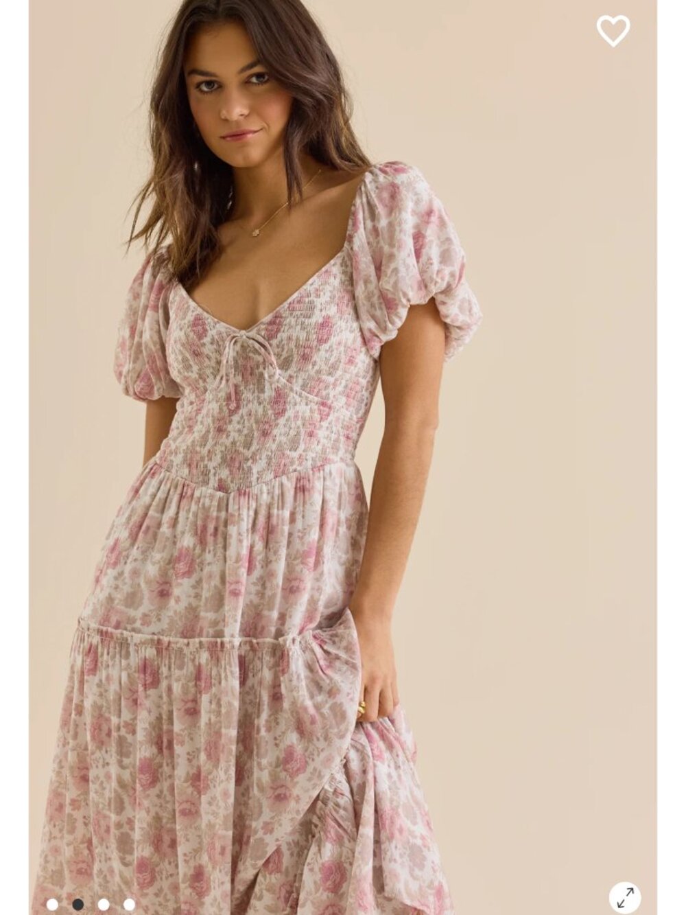 Pink Floral Maxi Dress Zurie Floral Maxi Dress Altar'd State Dress NWT - Picture 2 of 4